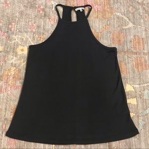 Black Swan Halter Style Top in Dark Gray NWOT
